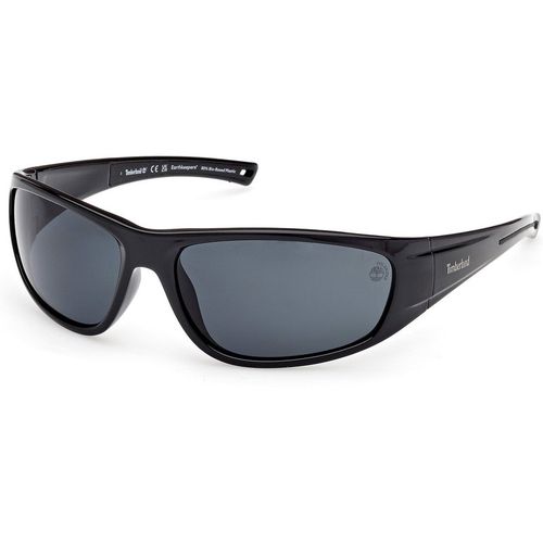 Timberland Hombre Timberland TB00033 01D Gafas de sol Inyectado Negro Fumar Cuadrada Polarizado