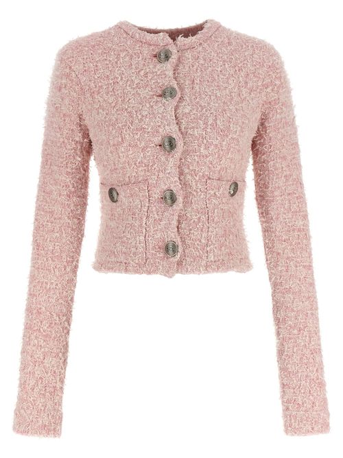 Cropped Tweed Cardigan