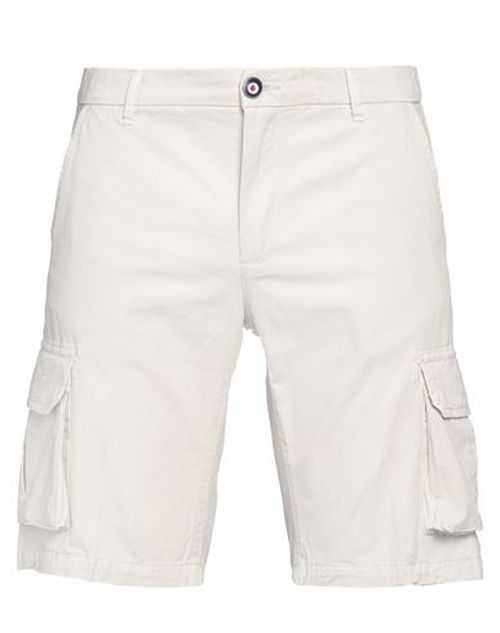 Fred Mello Man Shorts & Bermuda Shorts Light grey Size 31 Cotton