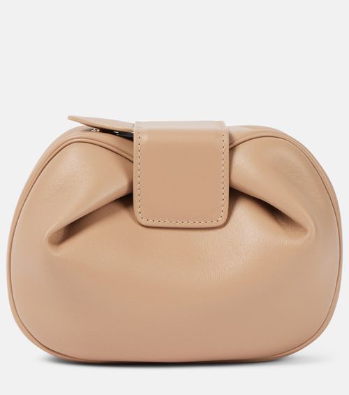Gabriela Hearst Demi leather clutch