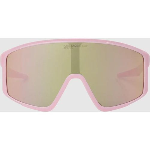 Karl Lagerfeld - Lunettes De Soleil Shield Klj X Dragon, Femme, Rose/or, : One