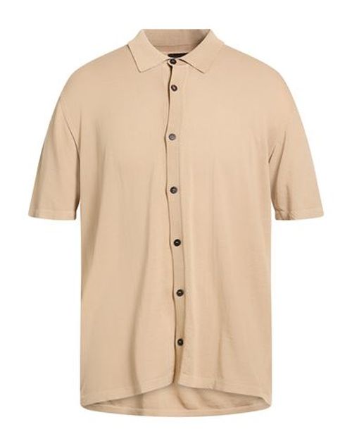 Man Cardigan Sand Size 42 Cotton