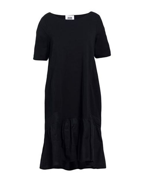 Woman Mini dress Black Size 4 Cotton, Elastane