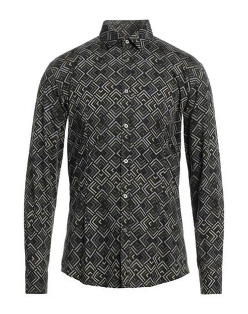 Man Shirt Black Size 15 ¾ Cotton, Elastane