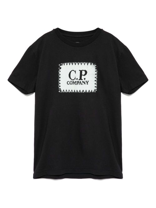 Logo print short-sleeves T-shirt - Blue