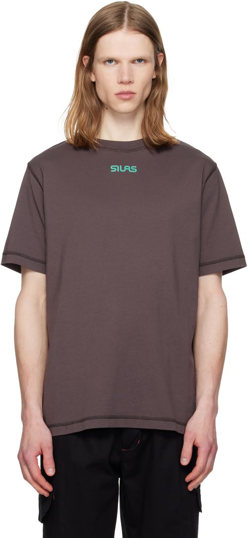 Brown '' Logo T-shirt
