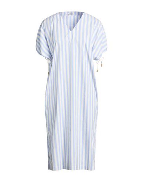 Woman Midi dress Lilac Size 4 Cotton, Polyamide, Elastane