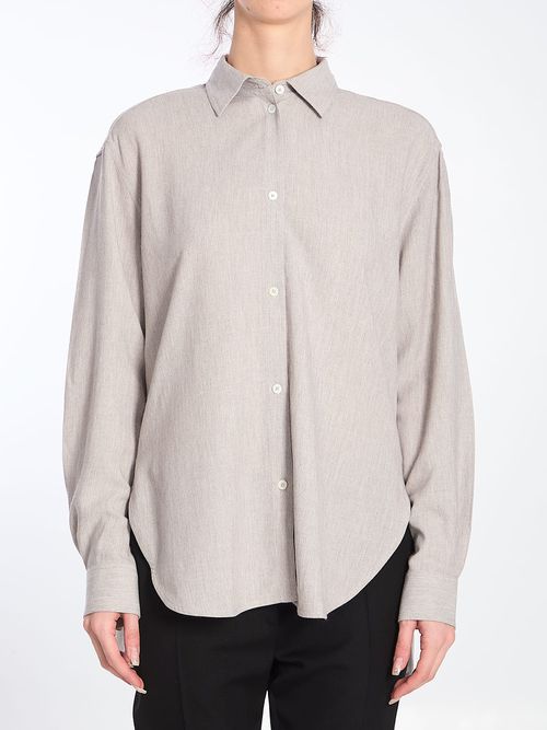 Fluid Grey Mélange Shirt