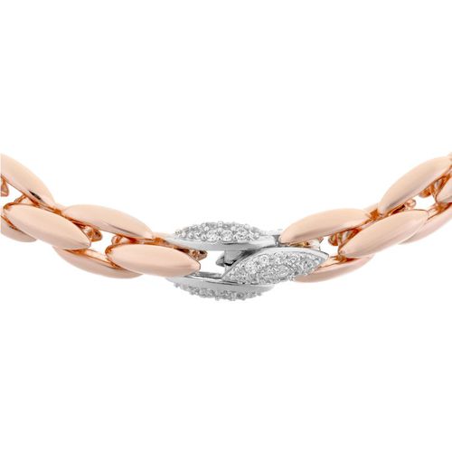 Orphelia WoMens 925 Sterling Silver Bracelet - Rose ZA-7159 - One Size