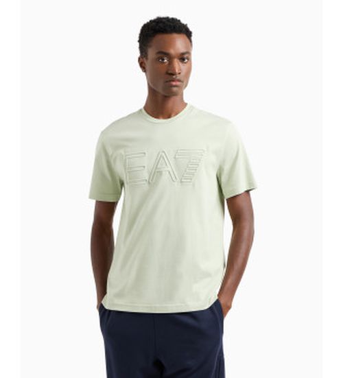 EA7 for man. 7M000149_AF14772 Big Logo T-shirt green (XL), Casual, Cotton, Short sleeve