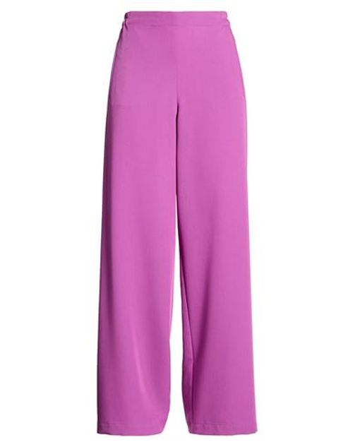 Niū Woman Pants Mauve Size M Polyester, Viscose, Elastane