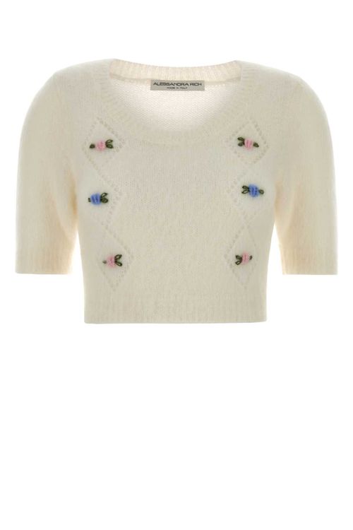 Mohair Sweater — White