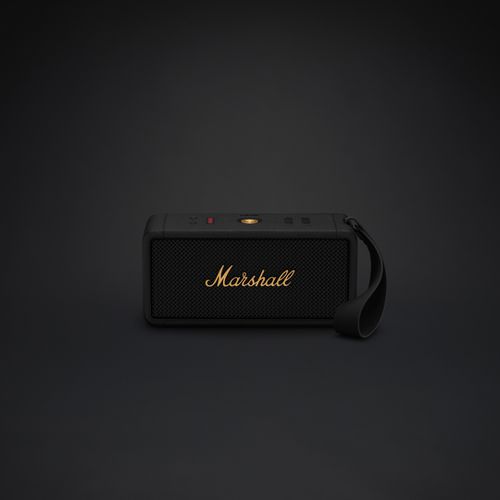 Buy Marshall Middleton Bluetooth speaker - Black and Brass