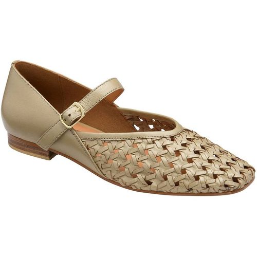 Ravel Gold Leather 'ordley' Mary-Jane Shoe