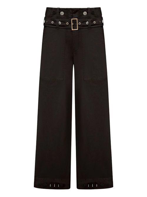Belted trousers - Black