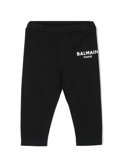 Logo-print leggings - Black