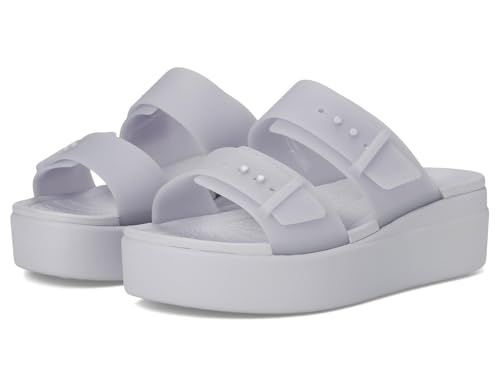 Crocs Women's Brooklyn Buckle Low Wedge Sandals