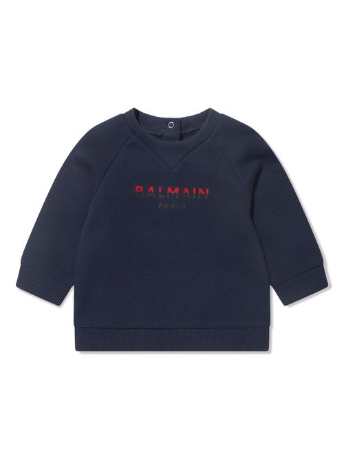 Logo-print sweatshirt - Blue