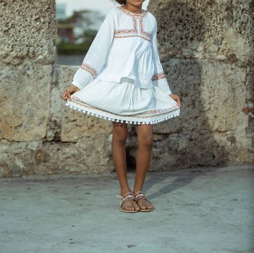 Leonora Blouse In Ivory