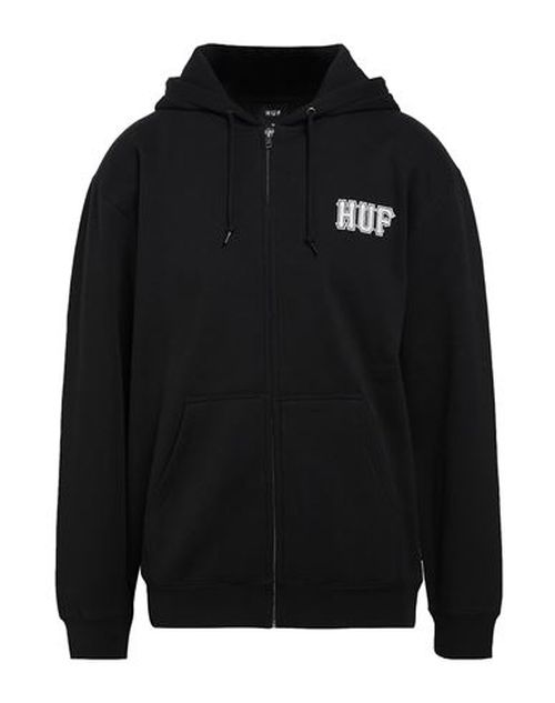 Man Sweatshirt Black Size L Cotton, Polyester