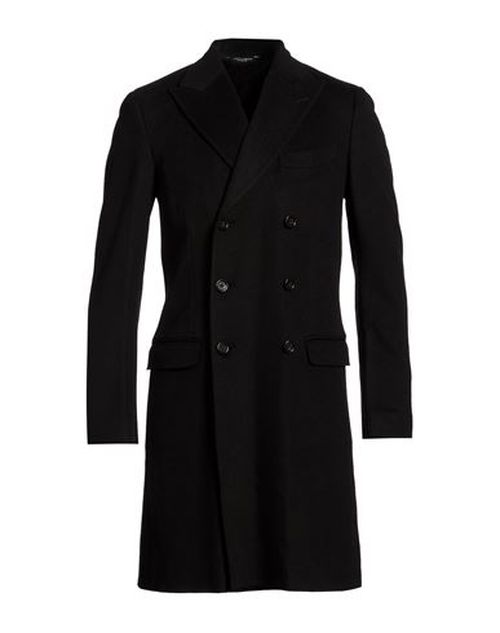 Man Coat Black Size 34 Cashmere