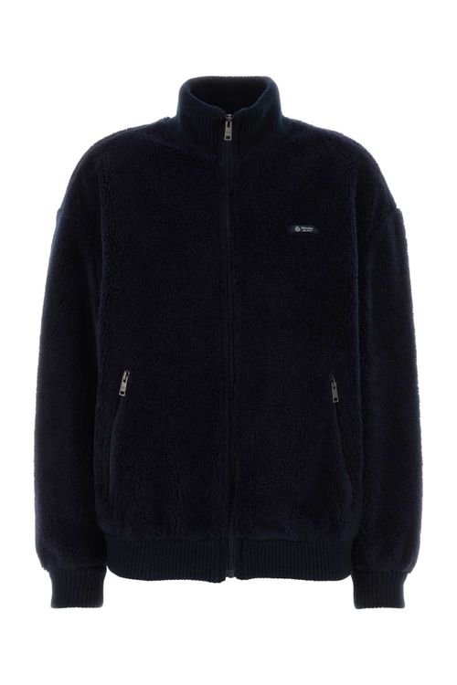 Pile Bomber Jacket — Navy