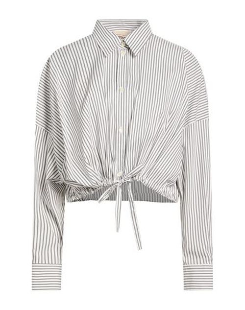 Woman Shirt Grey Size 6 Cotton, Polyamide, Elastane
