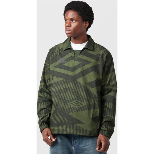 Umbro Printed Drill Top, Green