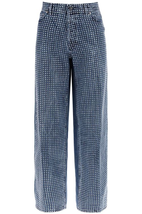 -Jeans Bethany Silver Strass-Donna