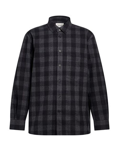 Man Shirt Charcoal Size L Organic cotton