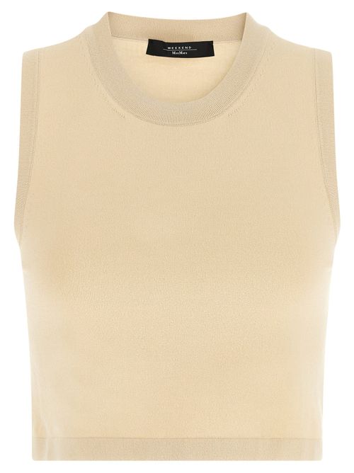 Viscose Tank Top — Beige