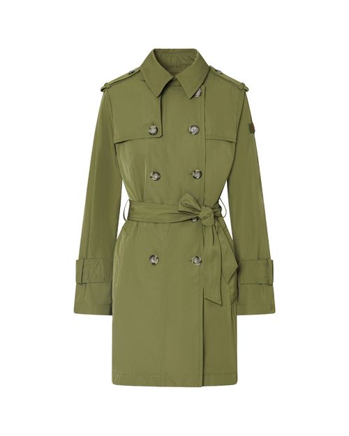 Knude Tjt Trench Coat — Green