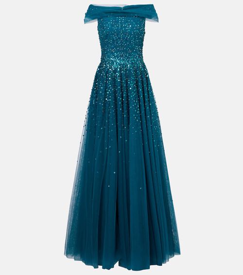 Jenny Packham Bee crystal-embellished gown