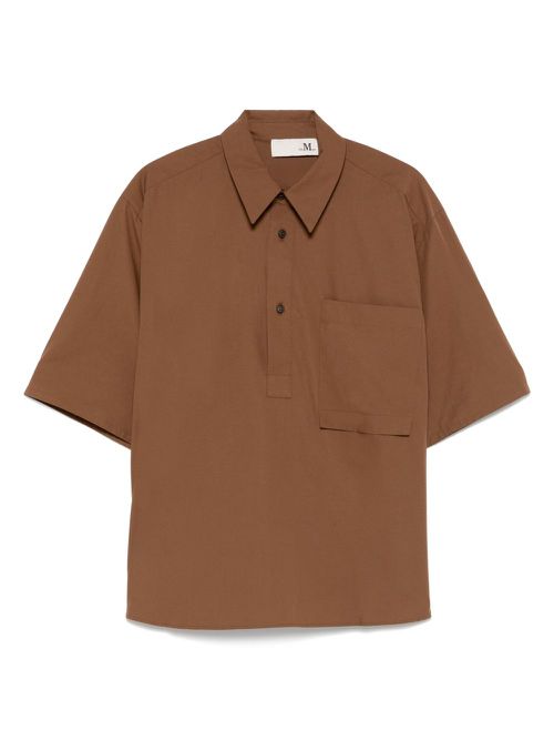 THE M cotton shirt - Brown