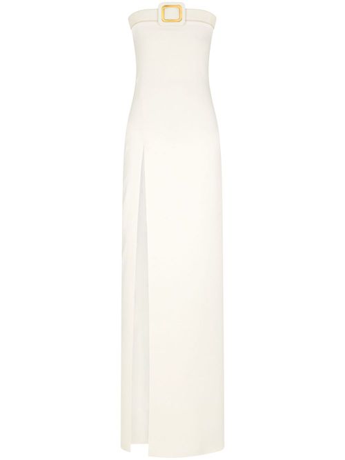 Belt-detail maxi dress - Neutrals