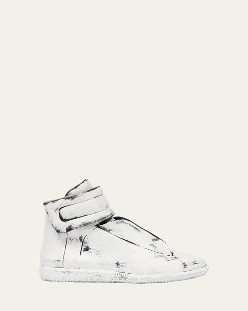 Men's Future Bianchetto Leather Mid-Top Sneakers