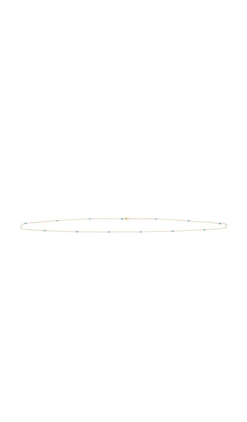 NAiiA x REVOLVE X Revolve Josie Belly Chain in Gold & Turquoise. a