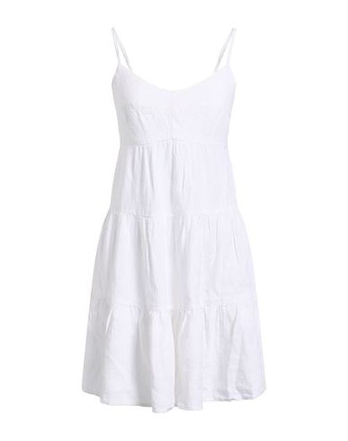 Woman Mini dress Ivory Size L Linen
