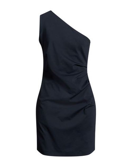 Woman Mini dress Midnight blue Size M Cotton, Polyamide, Elastane