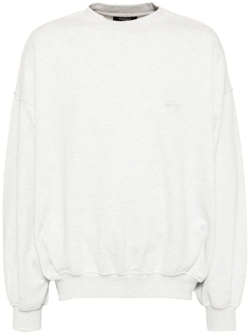 Ocean painting crewneck sweatshirt - Grey