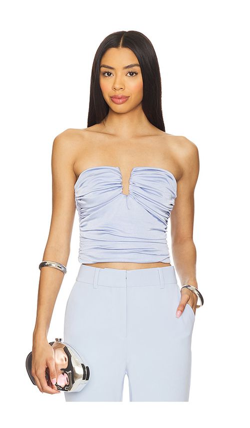 ET OCHS Talia Top in Baby Blue. - 0 also