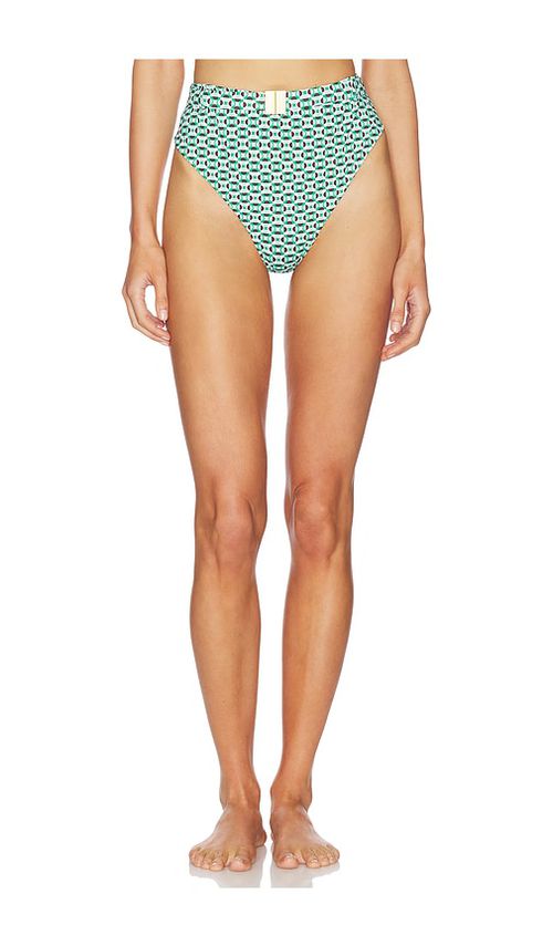 La Porte Shannon Hardware Bottom in Green,Brown. - M also in L, S