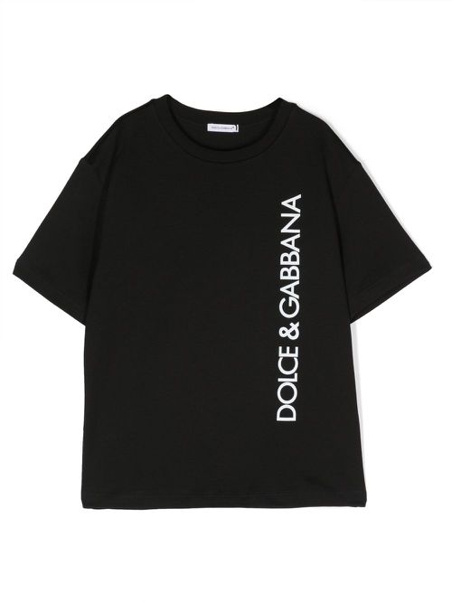 Logo-print cotton T-shirt - Black