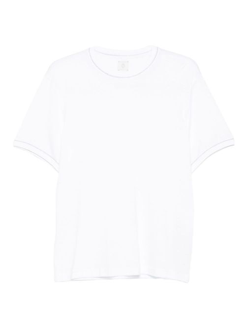 Crew-neck cotton T-shirt - White