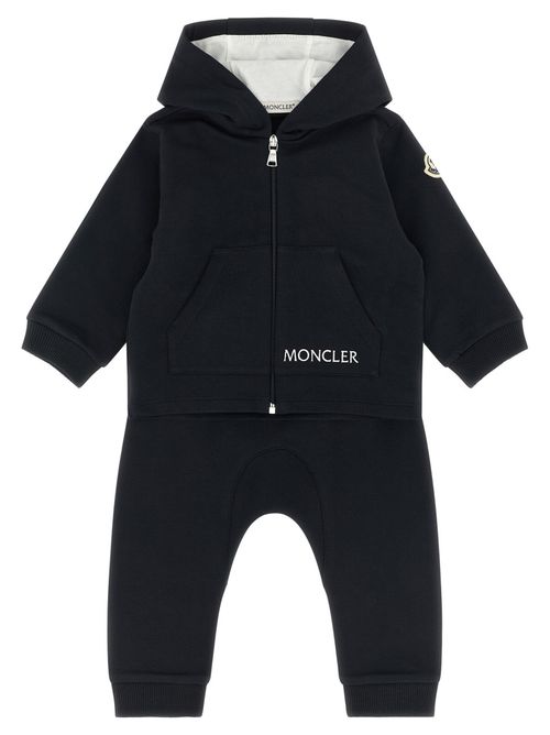 2-Piece Navy Blue Logo Hoodie/joggers Set (Babies)