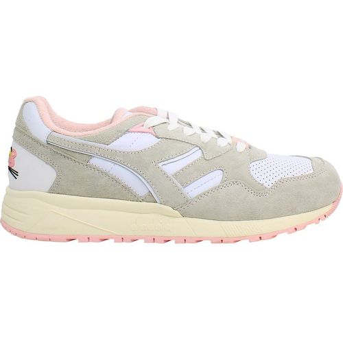 Diadora N9002 Herren-Sneaker in Weiß/Rosa