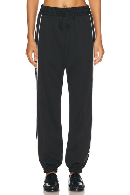 AnOnlyChild Beverly Track Pant in Black - Black.  XS also in L