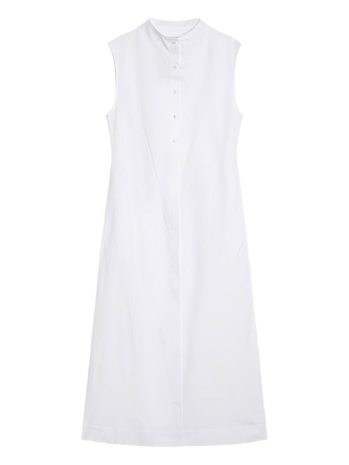 LouLou de Saison cotton shirt dress - White