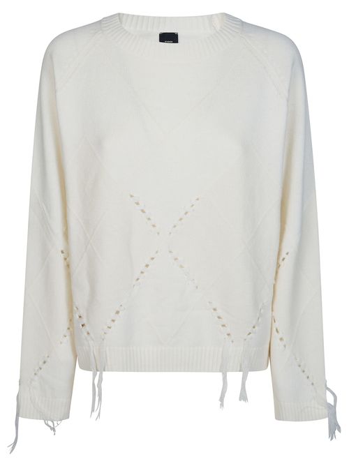 Fashionable Women's Pullover with Openwork Design