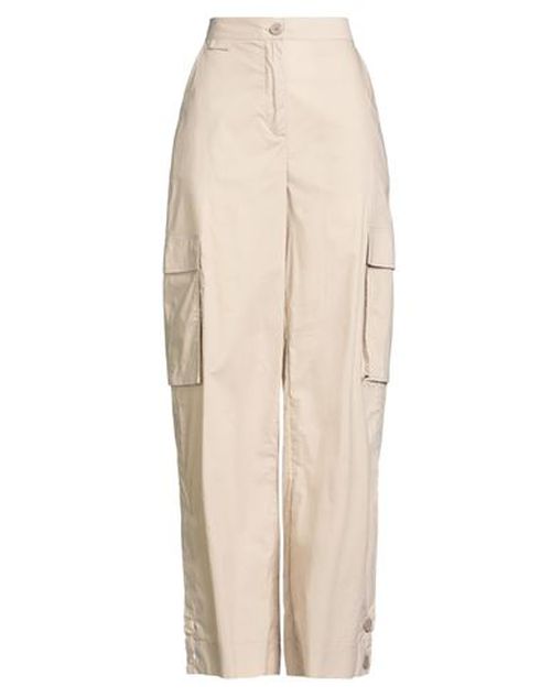 Woman Pants Sand Size M Cotton